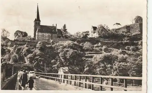 5510 SAARBURG, Provisorische Saarbrücke, Verlag CAPARU Strasbourg