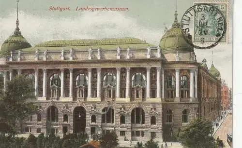 7000 STUTTGART, Landesgewerbemuseum, 1910