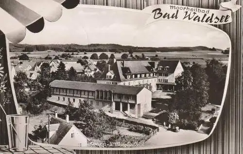 7967 BAD WALDSEE, Heilbad, Landpoststempel "Mittelurbach über Aulendorf", 1959