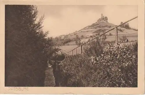 F 57850 DABO, Dagsburg, 1912, Bahnpost,  Verlag Weinhart Strassburg