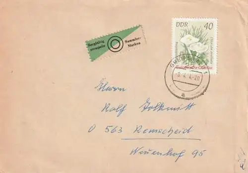 DDR - 1974, Michel 1940 Pilze, Einzelfrankatur, leicht überfrankiert