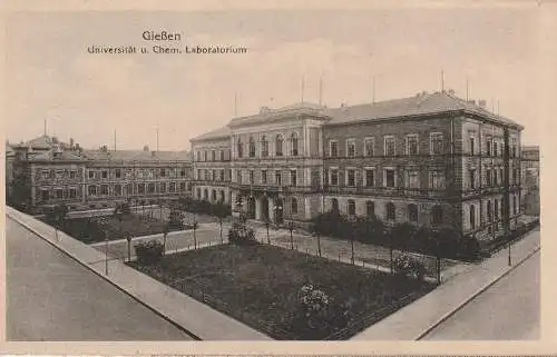 6300 GIESSEN, Universitäts und Chem. Laboratorium, Verlag Elsoffer