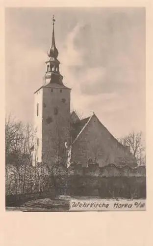 0-8922 HORKA / O.L., Wehrkirche, Foto Heimann