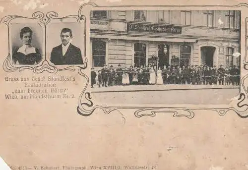 A 1000 WIEN, 5. Bezirk, Restauration "zum braunen Bären" Hundsthurm, Mängel