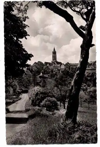 7210 ROTTWEIL, Blick auf den Ort, 1957