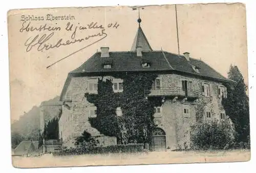 7562 GERNSBACH, Schloß Eberstein, 1904