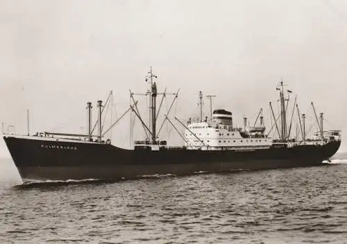 OZEANSCHIFF - Frachtschiff "KULMERLAND", Hamburg-Amerika Linie