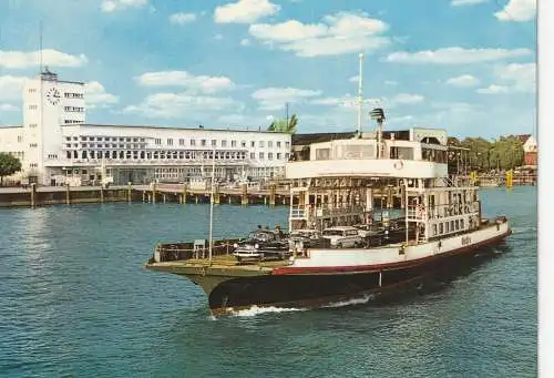 BINNENSCHIFFE - BODENSEE, Autofähre "SCHUSSEN", OPEL, MERCEDES-BENZ