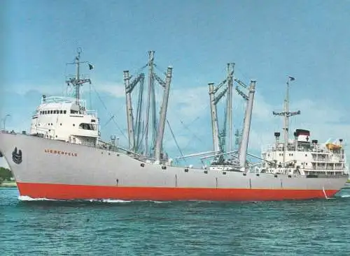 OZEANSCHIFF - Frachtschiff "LIEBENFELS", Hansa-Bremen