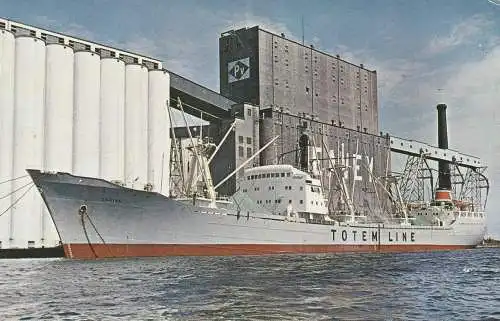 OZEANSCHIFF - Frachtschiff "CARINA", Totem Line, Sweden, 1963