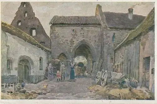6719 ALTLEININGEN - HÖNINGEN, Kloster Höningen, Pfälzer Heimatbilder # 376, Maler August Croissant