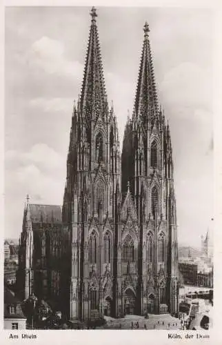 5000 KÖLN, Kölner Dom, Westansicht, Verlag Kratz # 129