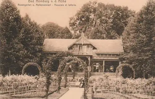 6380 BAD HOMBURG, Rosengarten und Molkenanstalt