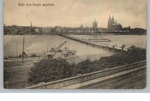 5000  KÖLN - DEUTZ, Fähranleger an der Schiffsbrücke