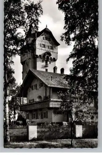 WASSERTURM / Water Tower / Chateau d'eau / Watertoren, Grafenwöhr, davor Forsthaus