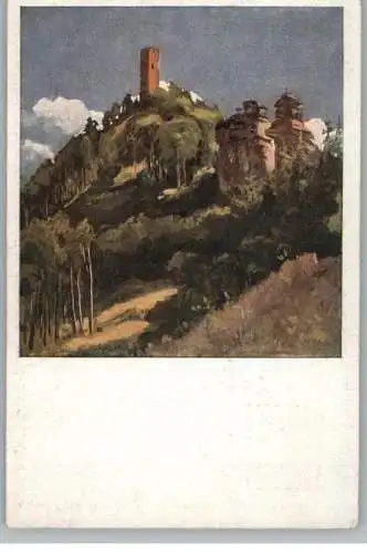 6747 ANNWEILER, "Die Münz", Burg Scharfenberg, Pfälzer Heimatbilder # 372, Künstler Ernst Vollbehr