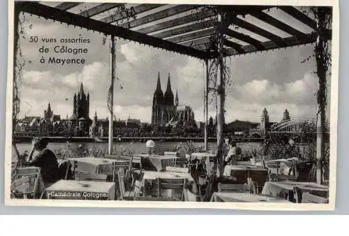 5000 KÖLN - DEUTZ, Blick von der Sünnerterrasse, keine AK-Einteilung