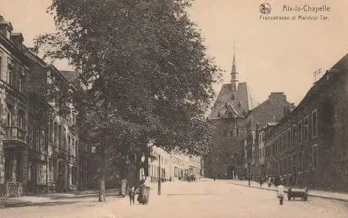 5100 AACHEN, Franzstrasse, Marschiertor, Verlag Thill / NELS