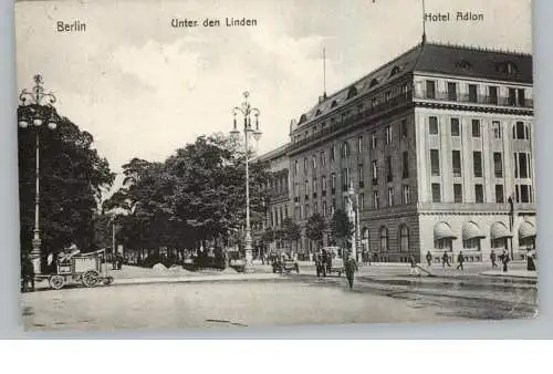 1000 BERLIN, Hotel Adlon Unter den Linden, 1904