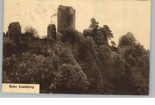 F 67140 HEILIGENSTEIN, Ruine Landsberg, 1910