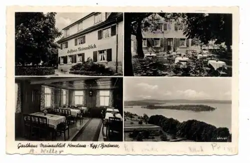 7750 KONSTANZ - EGG, Gasthaus Mainaublick, 1952