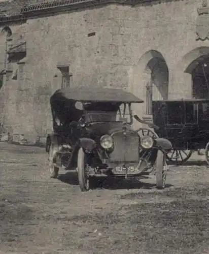 E 09000 BURGOS, La Cartuja de Miraföres, Oldtimer, Droschke
