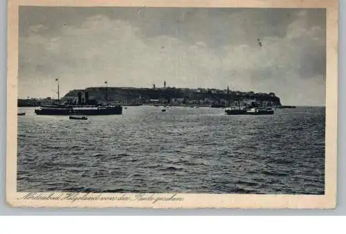 2192 HELGOLAND, Blick von der Reede