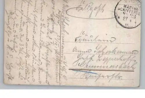 MILITÄR - 1. Weltkrieg, Schiffspost SMS Ostfriesland # 23