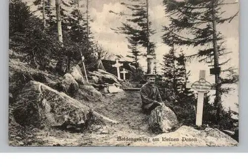 F 67130 MICHELBRUNN / GRANDFONTAINE, Heldengräber am kleinen Donon, 1916, deutsche Feldpost