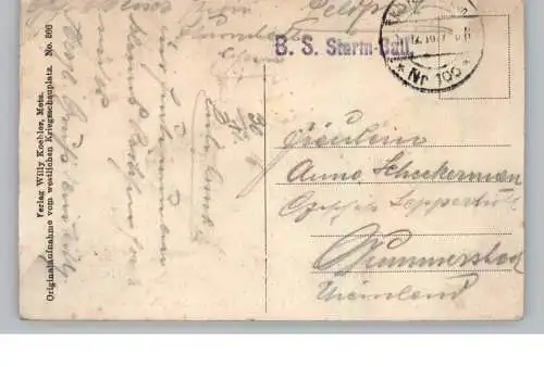 F 67130 MICHELBRUNN / GRANDFONTAINE, Heldengräber am kleinen Donon, 1916, deutsche Feldpost