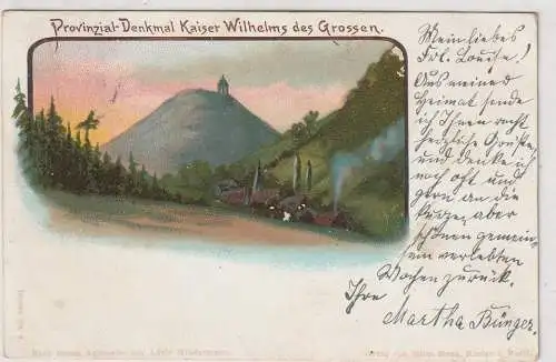 4952 PORTA WESTFALICA, Provinzial Kaiser Wilhelm Denkmal, 1902