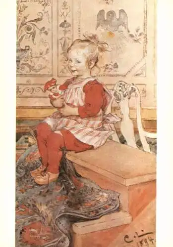 KÜNSTLER / Artist - CARL LARSSON, "Lisbeth"