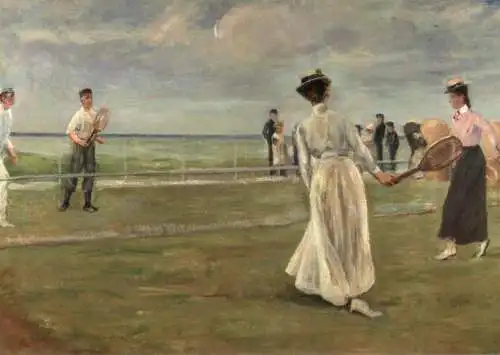 TENNIS - Künstler-Karte Max Liebermann