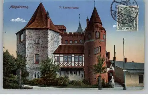 0-3000 MAGDEBURG, St. Lucasklause, 1913