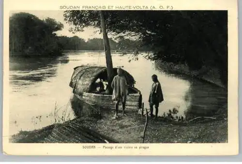 BURKINA FASO / HAUTE-VOLTA, Binnenschiff / Pirogue
