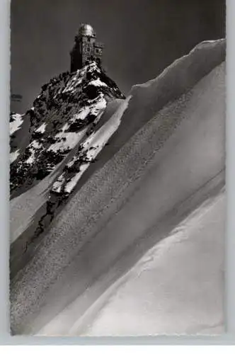 CH 3800 INTERLAKEN BE, Jungfraujoch, Meteorologisches Observatorium, 1954