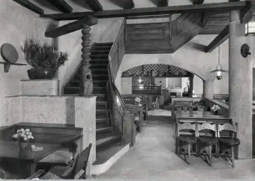 CH 4000 BASEL BS, Restaurant Walliser Kanne, Innenansicht