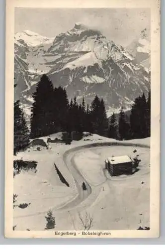 CH 6390 ENGELBERG OW, Bobbahn / Bobsleigh - run, 1914