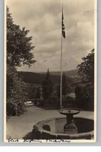 5244 DAADEN - FRIEDEWALD, NSLB Schulungsburg Hans Schemm, Blick nach Daaden, NS-Beflagung, 1939