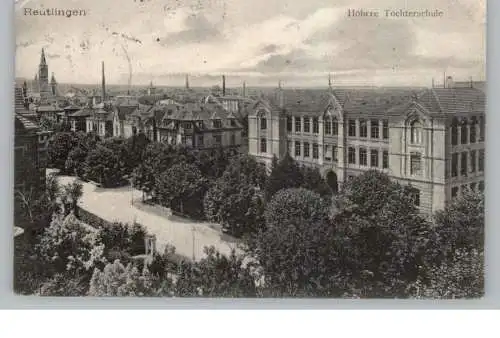 7410 REUTLINGEN, Höhere Töchterschule, 1907