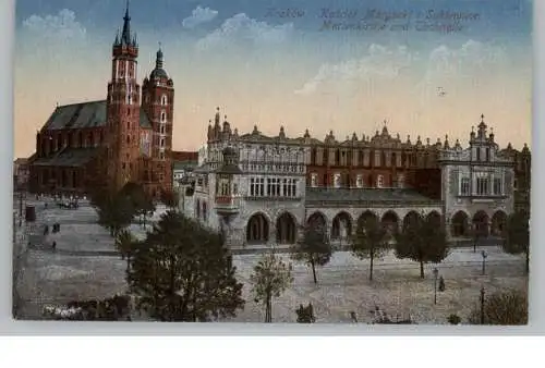 PL 30-000 KRAKOW, Marienkirche und Tuchhalle, 1916