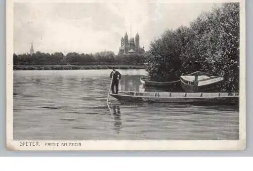 BERUFE - RHEINFISCHER bei Speyer, 20er Jahre