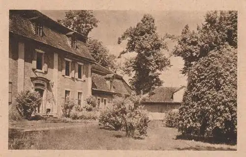 0-6820 RUDOLSTADT - BREITENHEERDA, Gutsschloß Tännich, Reichsferienheim