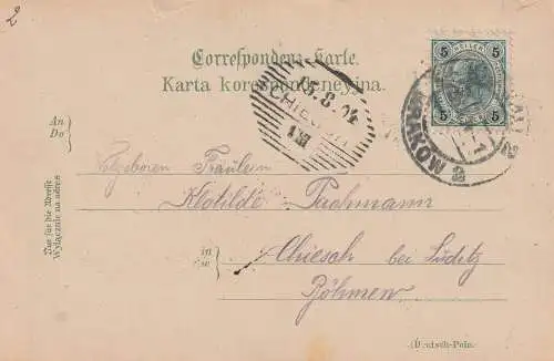 PL 30000 KRAKOW, Sikiennice, 1904, kl. Einriss