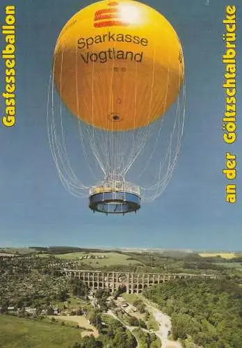 BALLON - SPARKASSE VOGTLAND an der Göltschtalbrücke