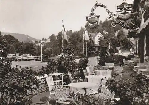 7506 BAD HERRENALB, Klosterschänke, 1966, US-Car, MERCEDES - BENZ Cabrio