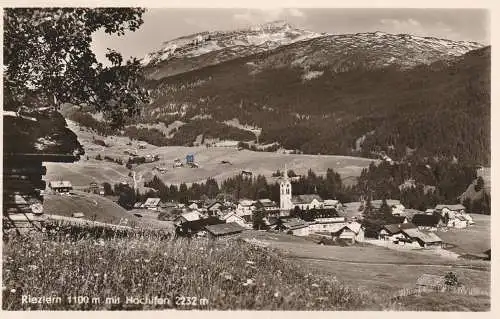 A 6991 RIEZLERN, Blick über den Ort, 1952