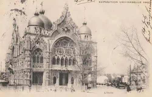 EXPO - 1900 PARIS, Pavillon l'Italie