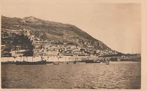 GIBRALTAR, Deutsche Seepost, 1913