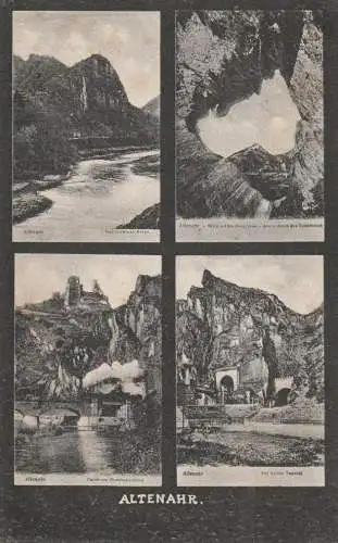 5486 ALTENAHR, Schwarzes Kreuz, Teufelsloch, Eisenbahntunnel, Tunnels, 1912